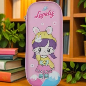 Cute Girl Theme Kids 3D Pencil Case